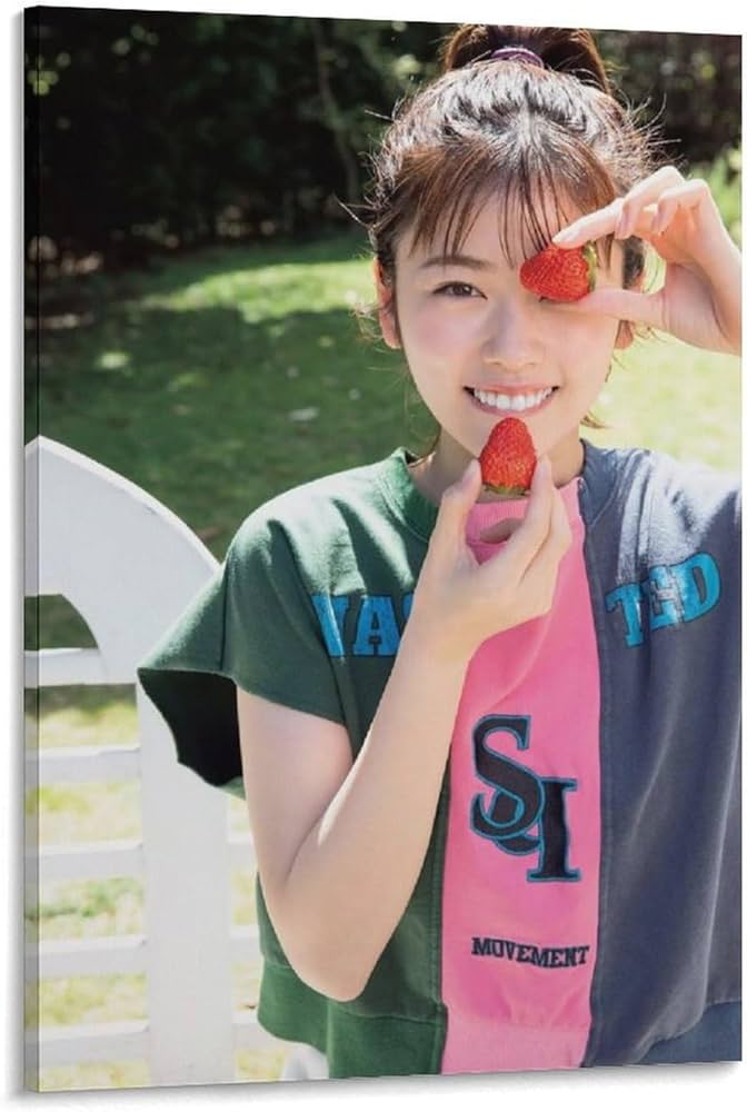 Amazon.co.jp: 女優 小芝 風花 写真 (12) プリント キャンバス